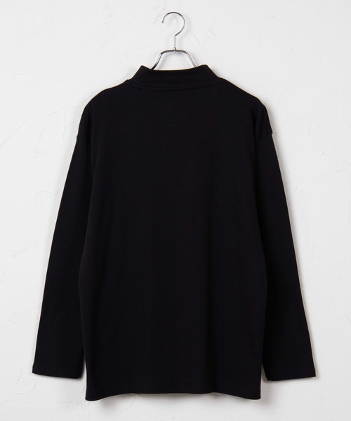 WEGO(ウィゴー)の「WEGO/キープヒートモックネックカットソー(Tシャツ/カットソー・メンズ・ホワイト/ブラック・MEDIUM/LARGE)」の20枚目の写真