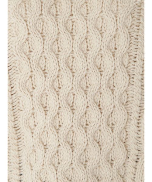 Ungrid（アングリッド）の「スリーブレースアップケーブルニット（ニット/セーター・レディース・カーキ/アイボリー/モカ・FREE）」の20枚目の写真