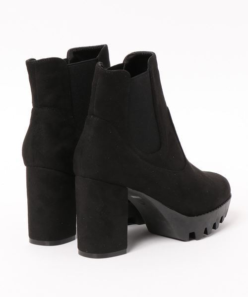 archives(アルシーヴ)の「サイドゴアショートブーツ(ブーツ・レディース・ブラック系その他/ブラック・MEDIUM/LARGE)」の3枚目の写真