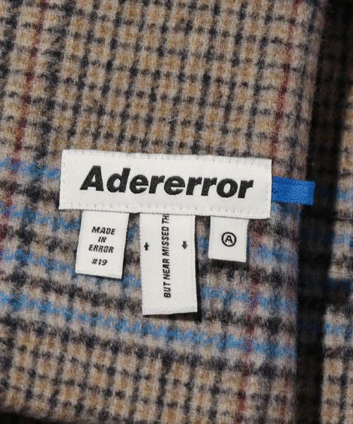 ジャケット・アウター ADERERROR Blue Check Coat Ader Error チェック シャツジャケット | ブルー | FARFETCH JP