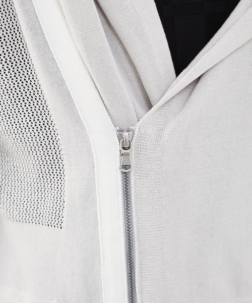 5351 POUR LES HOMMES（ゴーサンゴーイチプールオム）の「ペーパーニットパーカー（シャツ/ブラウス・メンズ・ブラック/その他・46/48）」の12枚目の写真