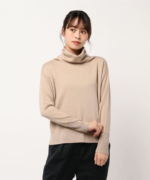 セール ウールスムースオフタートル ニット セーター Allureville アルアバイル のファッション通販 Zozotown