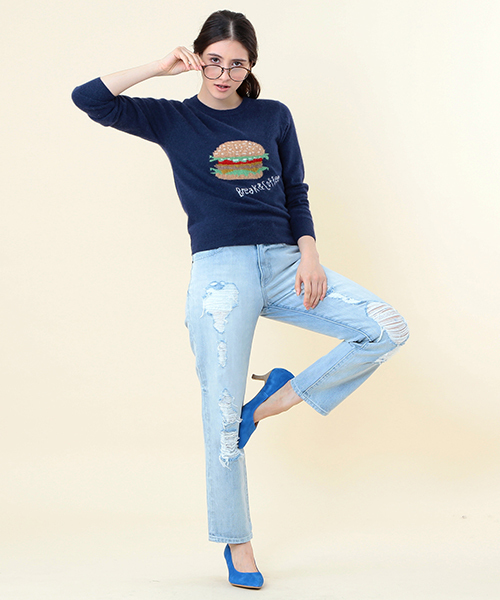 B:MING by BEAMS（ビーミングバイビームス）の「ビーミング by ビームス / クラッシュデニム（デニムパンツ・レディース・その他・LARGE/SMALL/MEDIUM/X-SMALL）」の17枚目の写真