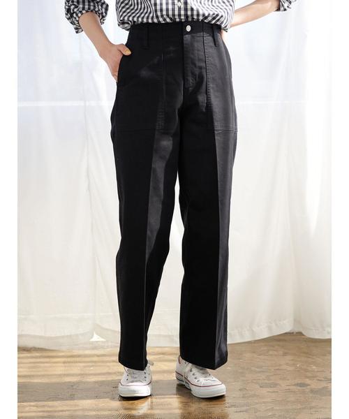 AMERICAN HOLIC(アメリカンホリック)の「ベイカーテーパードパンツ*(その他パンツ・レディース・ブラック/ベージュ/カーキ・MEDIUM/LARGE)」の15枚目の写真