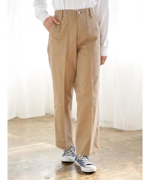 AMERICAN HOLIC(アメリカンホリック)の「ベイカーテーパードパンツ*(その他パンツ・レディース・ブラック/ベージュ/カーキ・MEDIUM/LARGE)」の14枚目の写真