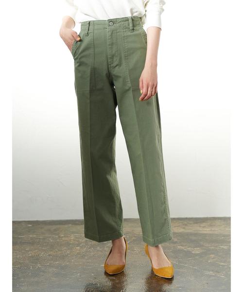 AMERICAN HOLIC(アメリカンホリック)の「ベイカーテーパードパンツ*(その他パンツ・レディース・ブラック/ベージュ/カーキ・MEDIUM/LARGE)」の13枚目の写真