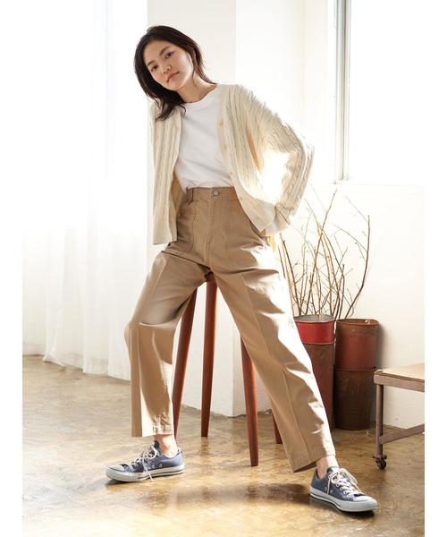 AMERICAN HOLIC(アメリカンホリック)の「ベイカーテーパードパンツ*(その他パンツ・レディース・ブラック/ベージュ/カーキ・MEDIUM/LARGE)」の10枚目の写真