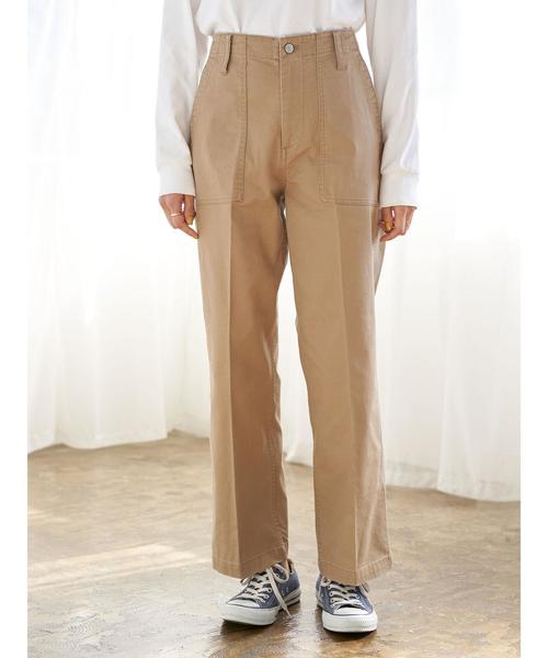 AMERICAN HOLIC(アメリカンホリック)の「ベイカーテーパードパンツ*(その他パンツ・レディース・ブラック/ベージュ/カーキ・MEDIUM/LARGE)」の17枚目の写真