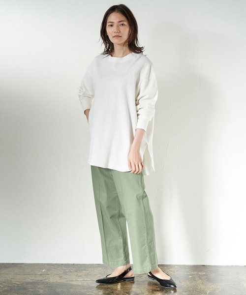 AMERICAN HOLIC(アメリカンホリック)の「ベイカーテーパードパンツ*(その他パンツ・レディース・ブラック/ベージュ/カーキ・MEDIUM/LARGE)」の8枚目の写真