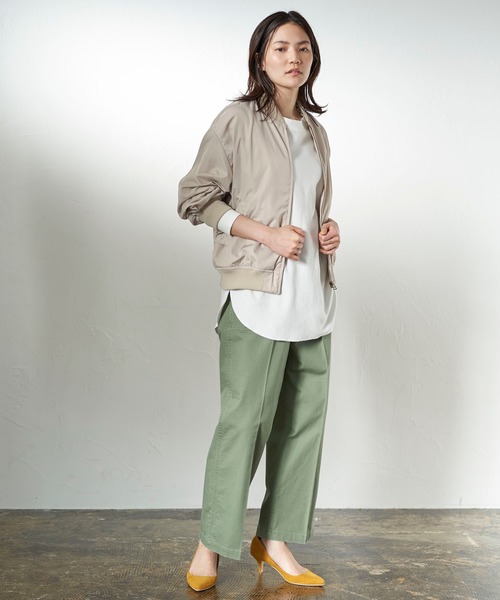 AMERICAN HOLIC(アメリカンホリック)の「ベイカーテーパードパンツ*(その他パンツ・レディース・ブラック/ベージュ/カーキ・MEDIUM/LARGE)」の7枚目の写真