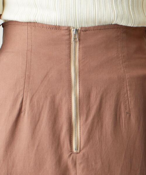 EMMEL REFINES（エメルリファインズ）の「FC ツイル フレアスカート（スカート・レディース・ブラウン/ライトグレー/イエロー・S/M）」の13枚目の写真