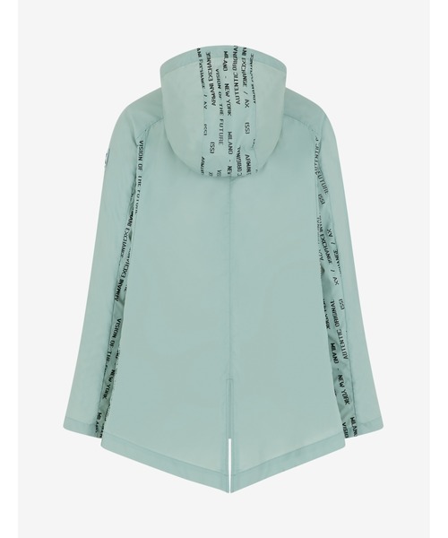 ARMANI EXCHANGE(アルマーニエクスチェンジ)の「【A|Xアルマーニ エクスチェンジ】リサイクルナイロン サイドロゴジップアップフーディ(ナイロンジャケット・レディース・ブラック/ライトブルー・SMALL/X-SMALL/MEDIUM/LARGE)」の6枚目の写真