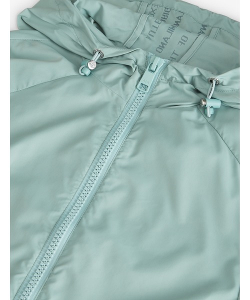 ARMANI EXCHANGE(アルマーニエクスチェンジ)の「【A|Xアルマーニ エクスチェンジ】リサイクルナイロン サイドロゴジップアップフーディ(ナイロンジャケット・レディース・ブラック/ライトブルー・SMALL/X-SMALL/MEDIUM/LARGE)」の8枚目の写真