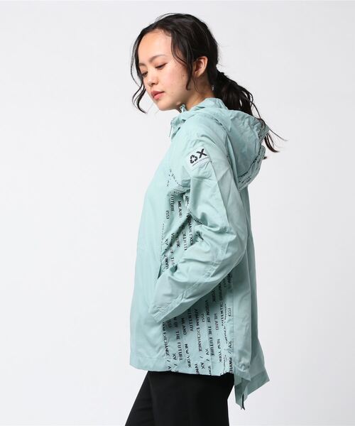ARMANI EXCHANGE(アルマーニエクスチェンジ)の「【A|Xアルマーニ エクスチェンジ】リサイクルナイロン サイドロゴジップアップフーディ(ナイロンジャケット・レディース・ブラック/ライトブルー・SMALL/X-SMALL/MEDIUM/LARGE)」の13枚目の写真