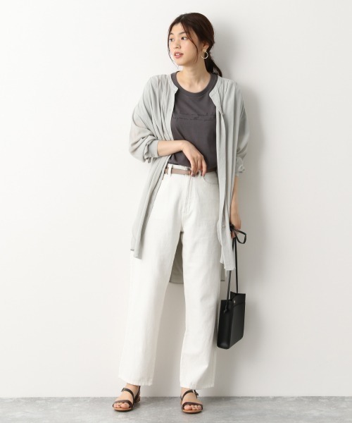 GLOBAL WORK（グローバルワーク）の「アソートプリントＴ/875212（Tシャツ/カットソー・レディース・ホワイト/ホワイト系その他2/ベージュ系その他3/アイボリー/ブラック/ホワイト系その他3/ダークグレー・MEDIUM/LARGE）」の19枚目の写真