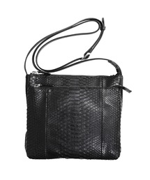 ダイヤモンドパイソンレザーショルダーバッグ