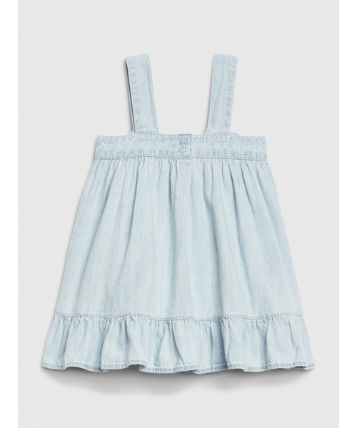 セール デニムラッフルワンピース ベビー ワンピース Gap ギャップ のファッション通販 Zozotown