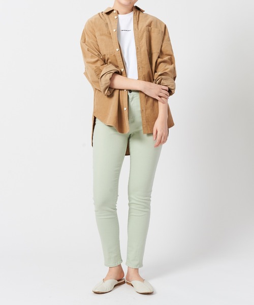 CIMARRON(シマロン)の「《CIMARRON JEANS》LISA COLOR SKINNY/カラースキニーパンツ 20SS(その他パンツ・レディース・ブラック/グリーン系その他2/グリーン系その他4/オレンジ系その他5/アイボリー/ブラウン系その他・24inch/26inch/25inch/27inch)」の5枚目の写真
