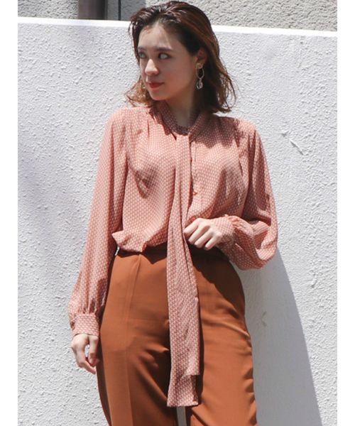 dazzlin(ダズリン)の「タイアレンジブラウス(シャツ/ブラウス・レディース・アイボリー/その他1・FREE)」の1枚目の写真