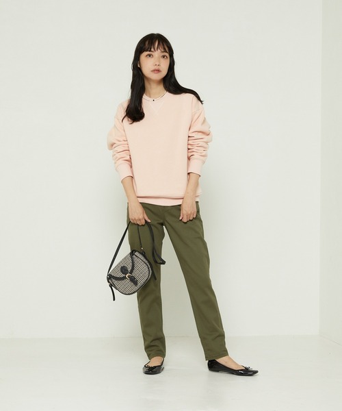 FREAK'S STORE(フリークスストア)の「ストレッチテーパードチノパンツ(チノパンツ・レディース・ブラック/ベージュ/カーキ・マルチサイズ)」の6枚目の写真