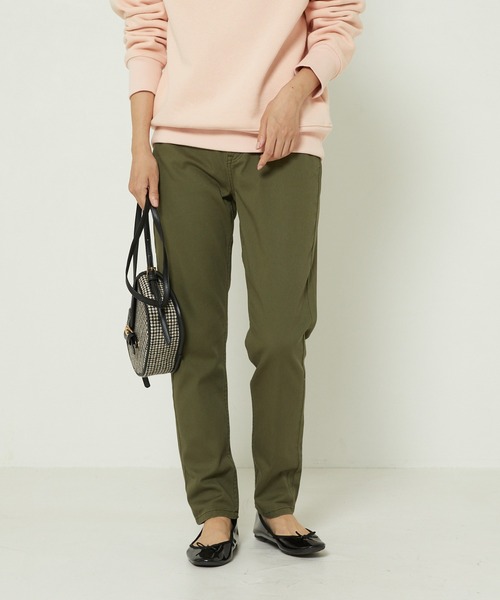 FREAK'S STORE(フリークスストア)の「ストレッチテーパードチノパンツ(チノパンツ・レディース・ブラック/ベージュ/カーキ・マルチサイズ)」の13枚目の写真