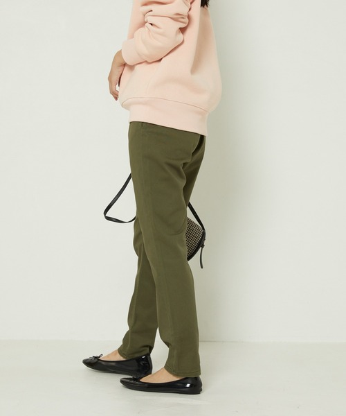 FREAK'S STORE(フリークスストア)の「ストレッチテーパードチノパンツ(チノパンツ・レディース・ブラック/ベージュ/カーキ・マルチサイズ)」の17枚目の写真