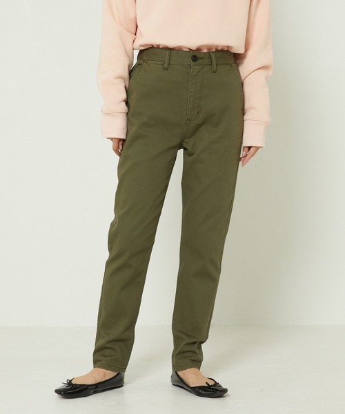 FREAK'S STORE(フリークスストア)の「ストレッチテーパードチノパンツ(チノパンツ・レディース・ブラック/ベージュ/カーキ・マルチサイズ)」の18枚目の写真