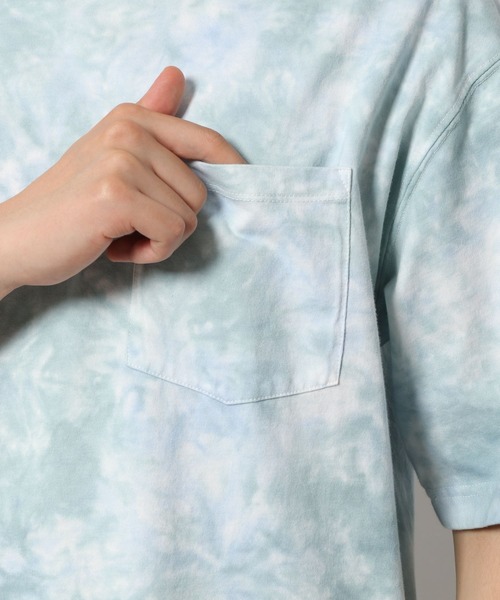 LAKOLE（ラコレ）の「タイダイ柄Tシャツ / LAKOLE（Tシャツ/カットソー・メンズ・ベージュ/グリーン/ベビーピンク・MEDIUM/LARGE）」の12枚目の写真