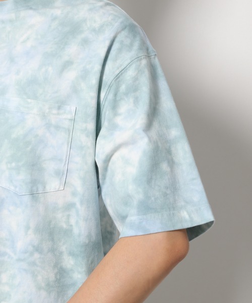 LAKOLE（ラコレ）の「タイダイ柄Tシャツ / LAKOLE（Tシャツ/カットソー・メンズ・ベージュ/グリーン/ベビーピンク・MEDIUM/LARGE）」の13枚目の写真