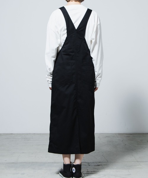 WEGO(ウィゴー)の「WEGO/チノロングジャンスカ(ジャンパースカート・レディース・ブラック/ベージュ・FREE)」の16枚目の写真