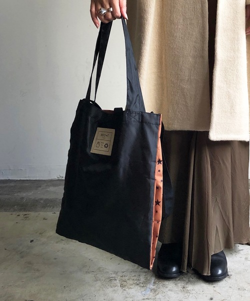 nicott(ニコット)の「ET Nicotto ニコット 3WAY 2部屋BAG(エコバッグ/サブバッグ・レディース・グレー/ブラック/ネイビー/グリーン・FREE)」の8枚目の写真