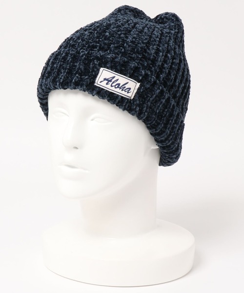 Kahiko(カヒコ)の「【Kahiko】Aloha モールニットキャップ(ニットキャップ/ビーニー・レディース・ホワイト/ブラック/ネイビー/グレー/オレンジ・FREE)」の4枚目の写真