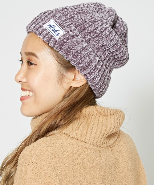 Kahiko(カヒコ)の「【Kahiko】Aloha モールニットキャップ(ニットキャップ/ビーニー・レディース・ホワイト/ブラック/ネイビー/グレー/オレンジ・FREE)」の3枚目の写真