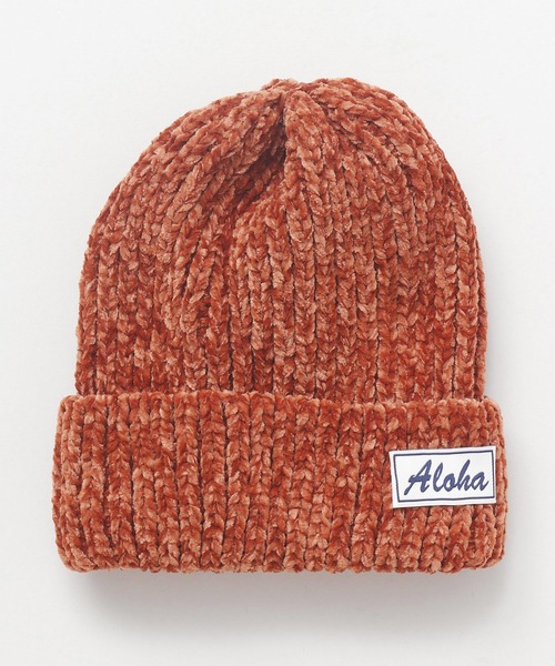 Kahiko(カヒコ)の「【Kahiko】Aloha モールニットキャップ(ニットキャップ/ビーニー・レディース・ホワイト/ブラック/ネイビー/グレー/オレンジ・FREE)」の5枚目の写真