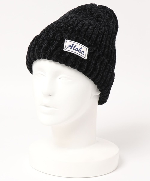 Kahiko(カヒコ)の「【Kahiko】Aloha モールニットキャップ(ニットキャップ/ビーニー・レディース・ホワイト/ブラック/ネイビー/グレー/オレンジ・FREE)」の1枚目の写真