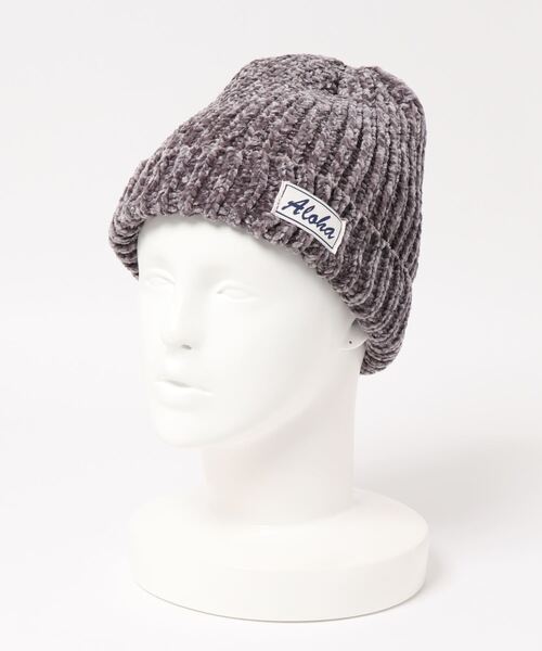 Kahiko(カヒコ)の「【Kahiko】Aloha モールニットキャップ(ニットキャップ/ビーニー・レディース・ホワイト/ブラック/ネイビー/グレー/オレンジ・FREE)」の8枚目の写真