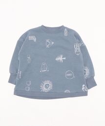 and it_（アンドイット）の「裏シャギー総柄プリントプルオーバー（Tシャツ/カットソー・キッズ）」