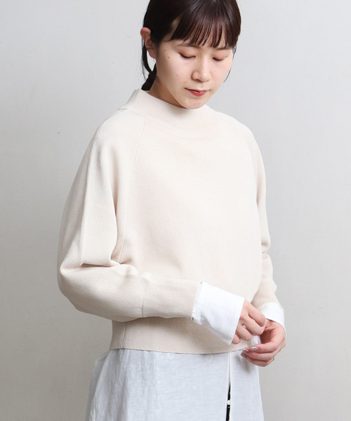 nitca - か♡ nitca 極上ニット…♡ nitca（ニトカ）の「12G和紙混 ショートプルオーバー（ニット