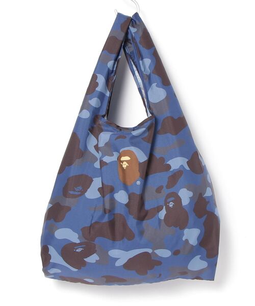 A BATHING APE（アベイシングエイプ）の「COLOR CAMO SHOPPING BAG L M（エコバッグ/サブバッグ・メンズ・パープル/ネイビー/レッド・LARGE）」の19枚目の写真