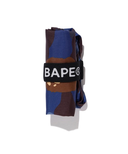 A BATHING APE（アベイシングエイプ）の「COLOR CAMO SHOPPING BAG L M（エコバッグ/サブバッグ・メンズ・パープル/ネイビー/レッド・LARGE）」の10枚目の写真