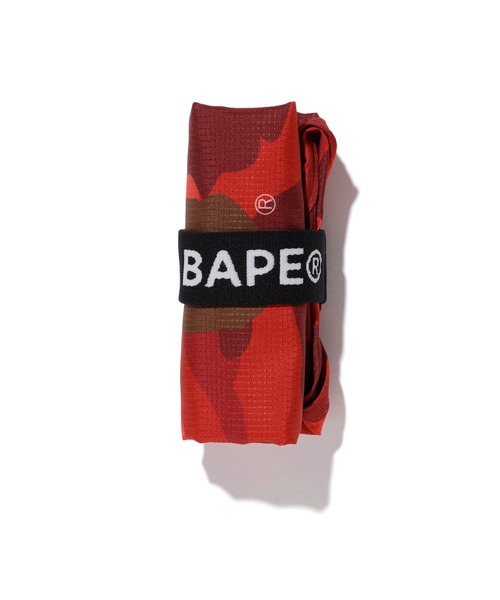 A BATHING APE（アベイシングエイプ）の「COLOR CAMO SHOPPING BAG L M（エコバッグ/サブバッグ・メンズ・パープル/ネイビー/レッド・LARGE）」の5枚目の写真