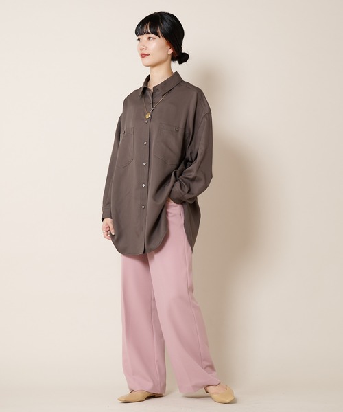 SHENERY（シーナリー）の「テンセルライクBIGシャツ（シャツ