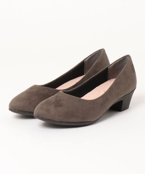 ALL DAY Walk(オールデイウォーク)の「ALL DAY Walk 4cmヒールアーモンドトウパンプス ALD 215(パンプス・レディース・ブラック/ベージュ/ネイビー/カーキ/レッド/ネイビー系・22.5cm/23.5cm/23.0cm/24.0cm/25.0cm/22.0cm/24.5cm)」の4枚目の写真