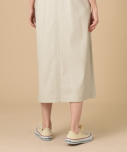 INTERPLANET（インタープラネット）の「フェイクレザークロスキャミワンピース（ワンピース・レディース・チャコールグレー/グレイッシュベージュ/オリーブ・FREE）」の10枚目の写真