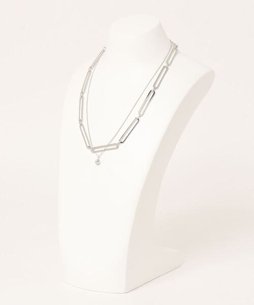 COLONY 2139（コロニートゥーワンスリーナイン）の「2連チェーンネックレス（ネックレス・レディース・シルバー/ゴールド・FREE）」の3枚目の写真
