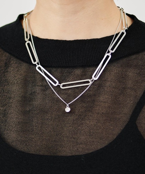 COLONY 2139（コロニートゥーワンスリーナイン）の「2連チェーンネックレス（ネックレス・レディース・シルバー/ゴールド・FREE）」の2枚目の写真