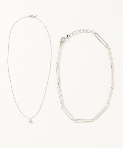 COLONY 2139（コロニートゥーワンスリーナイン）の「2連チェーンネックレス（ネックレス・レディース・シルバー/ゴールド・FREE）」の7枚目の写真