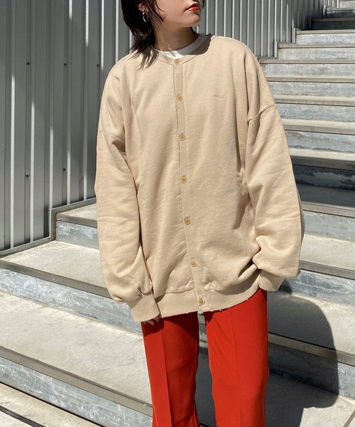 PBLIM(ページボーイリム)の「【PAGEBOYLIM】】クルーダメージカーデ(カーディガン/ボレロ・レディース・チャコールグレー/ブラック/ベージュ・MEDIUM/LARGE)」の5枚目の写真