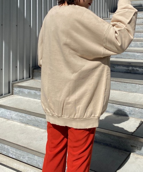 PBLIM(ページボーイリム)の「【PAGEBOYLIM】】クルーダメージカーデ(カーディガン/ボレロ・レディース・チャコールグレー/ブラック/ベージュ・MEDIUM/LARGE)」の14枚目の写真