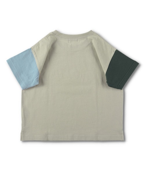 BRANSHES(ブランシェス)の「【WEB限定】クレイジー配色半袖Tシャツ(Tシャツ/カットソー・キッズ・ブルーグレー/ベージュ/ブラウン/ネイビー・130cm/150cm/120cm/140cm/110cm/100cm)」の19枚目の写真
